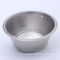 custom designed deep drawing forming brushed stainless steel lamp cover deep drawn process parts